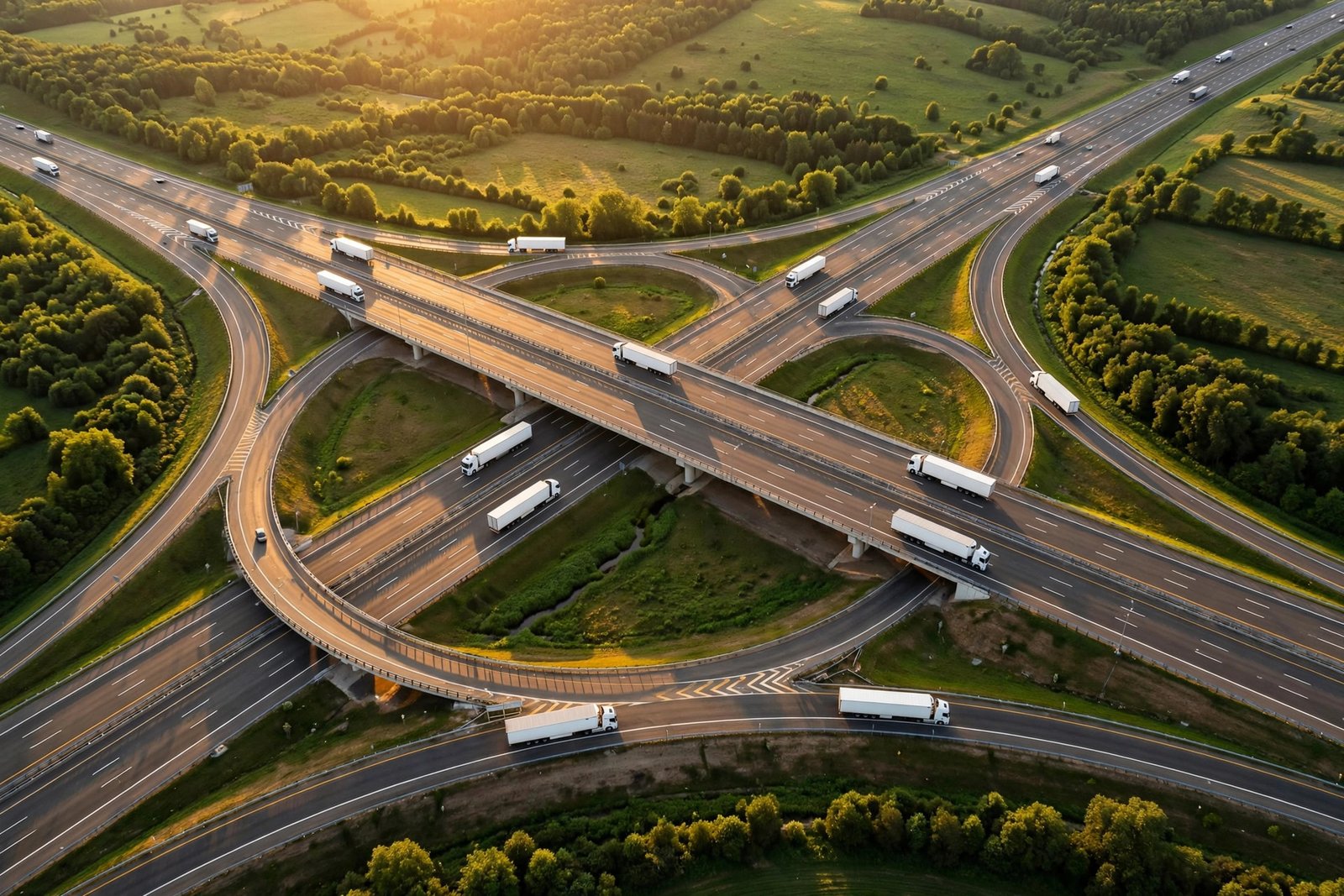 Highway from above
